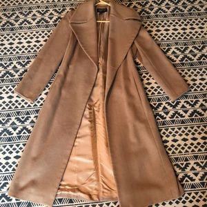 Zara cashmere blend coat, size medium